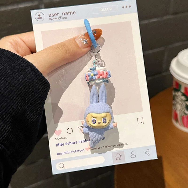 Labubu Keychain Kawaii Charm in Every Color