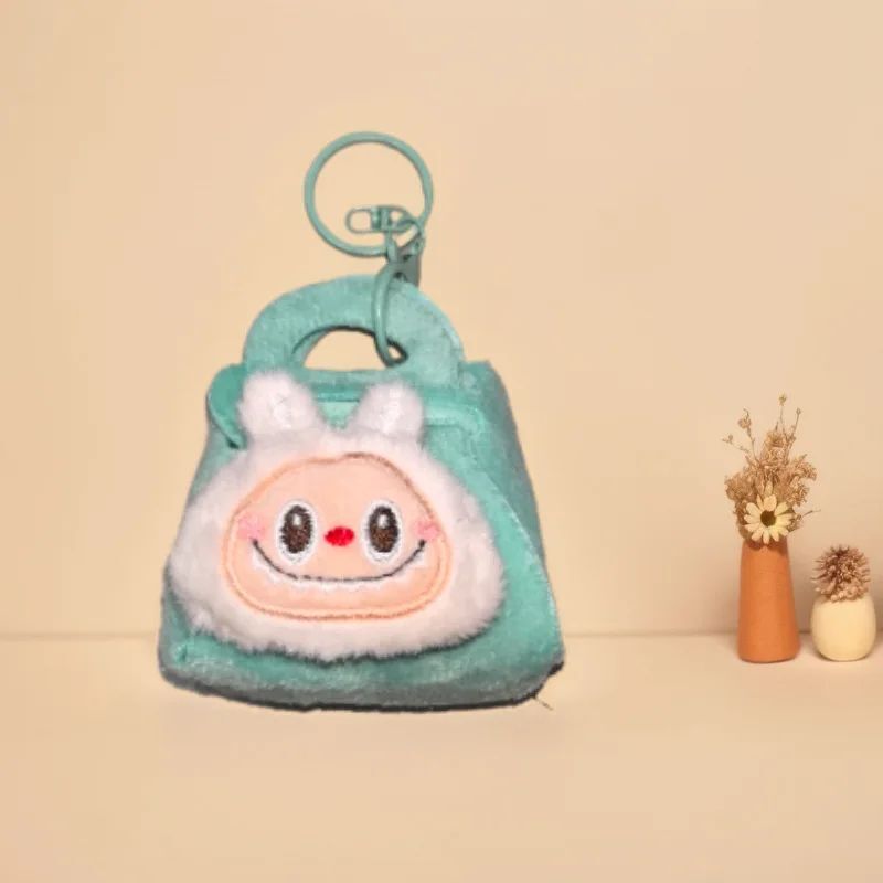 VertPop Mart Labubu Plush Coin Purse Keychain