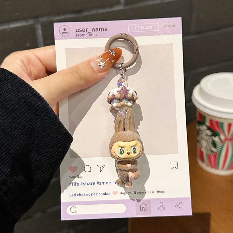 Labubu Keychain Kawaii Charm in Every Color