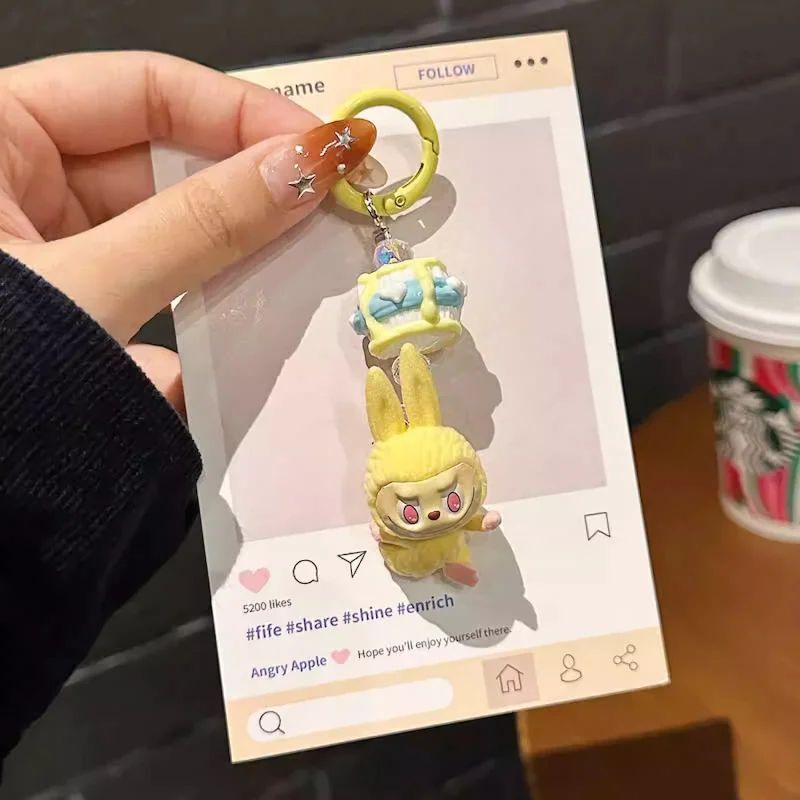 Labubu Keychain Kawaii Charm in Every Color