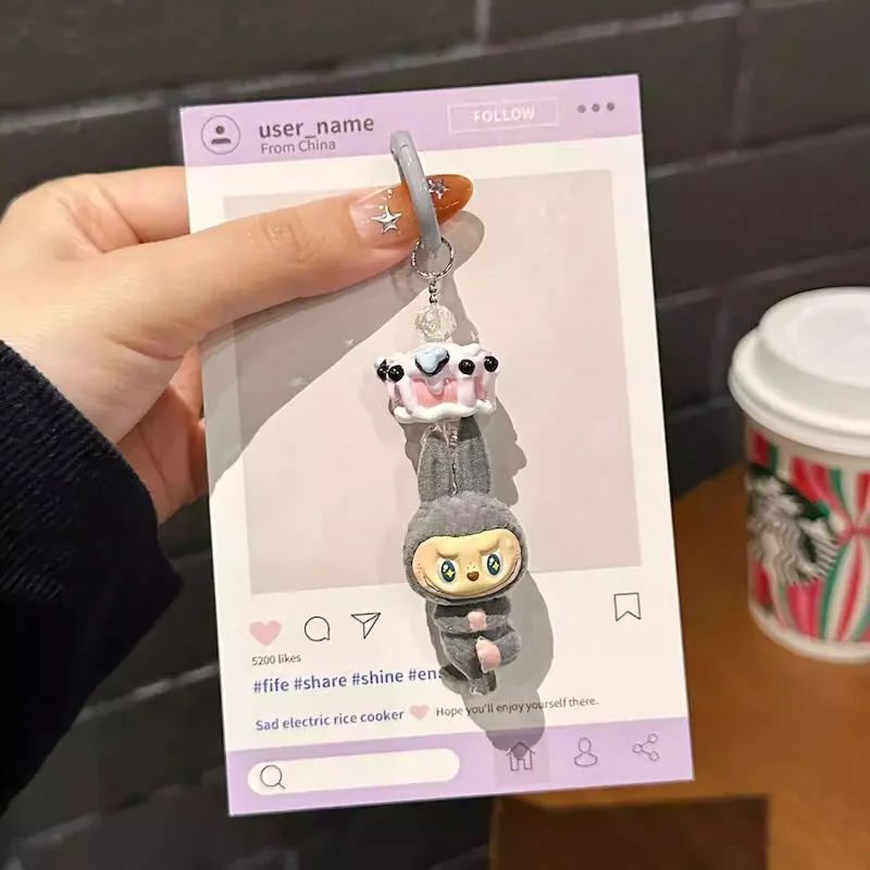 Labubu Keychain Kawaii Charm in Every Color