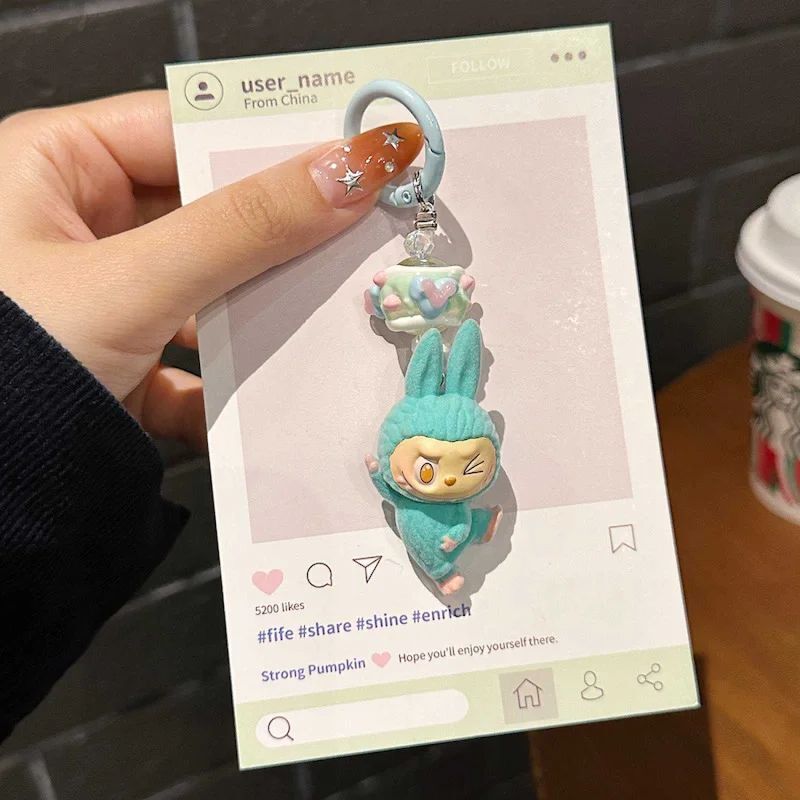 Labubu Keychain Kawaii Charm in Every Color